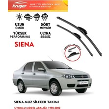 Kruger Fiat Siena Cam Muz Silecek Seti 1.4 1.6 Motor Araca Özel Orijinal Aparat