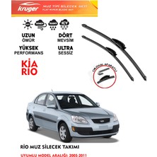 Kruger Kia Rio Muz Silecek Takımı 1.3 1.4 1.5 Motor Araca Özel Orjinal Aparat (2005 - 2011)