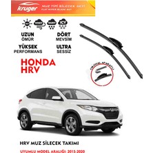 Kruger Honda Hr-V Muz Silecek Takımı 1.6 1.8 2.0 (2015 - 2020) Arası Araca Özel Orjinal Aparat