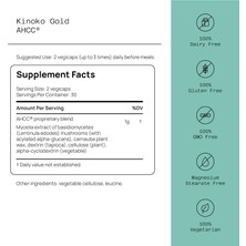 Quality Of Life Kinoko Gold Ahcc 500 Mg With Acylated Alpha Glucans 60 Kapsül