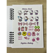 Cuppy Box Hello Kitty A5 Boyutunda Defter 50 Sayfa 1 Sayfa Bonus Mat Sticker