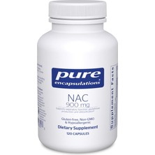 Pure Encapsulations Nac N-Acetyl Cystine 900 mg 120 Kapsül