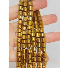 Yaşam Tohumu Hematit Taşı Dizi 6*6mm (48196)