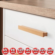 Artı Woods Dolap Kulpu, Doğal Ahşap Kulp, Çekmece Kulpu, Mutfak Dolap Kulplari, Mobilya Kulpları, Dekoratif Kulp