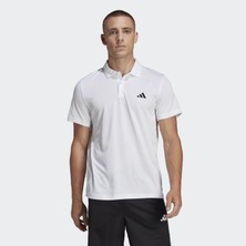 adidas Beyaz Erkek T-shırt AEROREADY Nefes Alabilir Kumaş ile Spor ve Günlük Kullanım İçin POLO IB8105