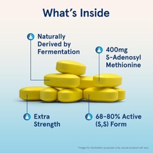 Jarrow Formulas Same 400 mg S-Adenosyl Methionine 60 Tablet Sam-E