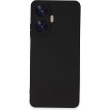 Case World Caseworld Realme C55 Kapak Içi Kadife Kamera Korumalı Lansman Silikon Kılıf - Siyah