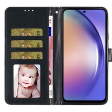 Seashell Digital Samsung Galaxy A25 5g Işıltılı Pu Deri Sracratch Black Telefon Kılıfı (Yurt Dışından)