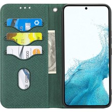 Seashell Digital Samsung Galaxy A25 5g 5g Dokuma Doku Pu Deri Kayış Telefon Kılıfı (Yurt Dışından)