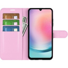 Seashell Digital Samsung Galaxy A25 5g Slim Fit Kabuğu Litchi Doku Deri Deri Telefon Kılıfı (Yurt Dışından)