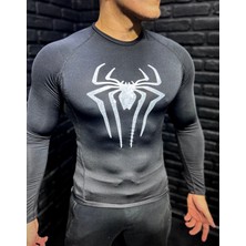Yhm Uzun Kollu Compression Body Fit Spor Tam Beden Erkek Tişört