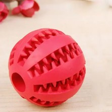 Longbangdian Shop Kırmızı Stil 5cm Renkli Köpek Oyuncakları Lastik Top Neden Aperatif Tutucu Pet Köpek Yavrusu Eğitim Diş (Yurt Dışından)