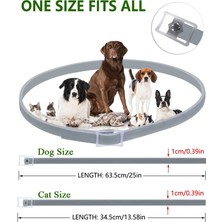 Longbangdian Shop Köpek M5 Stili No.1 Boyutu Dewel Kedi Köpek Tasması Pire Karşıtı Keneler Sivrisinekler Açık Ayarlanabilir Evcil Hayvan Tasmaları 8 Ay Uzun Vadeli Koruma Evcil Hayvan Aksesuarları (Yurt Dışından)