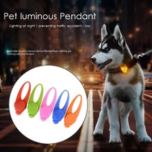 Longbangdian Shop Sarı Stil Ayarlanabilir Pet Yaka Gece LED Kolye Güvenlik Yanıp Sönen Glow Işık Yanıp Sönen Köpek Yaka Kolye Pet Köpek Malzemeleri Aksesuarları (Yurt Dışından)