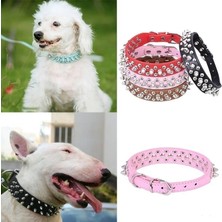 Longbangdian Shop Siyah Stil Xl UZUNLUK56GENIŞLIK3.0 Köpek Tasmaları Yapay Elmas Deri Bling Diamante Kristal Çivili Köpekler Orta Büyük Köpekler Için Pet Tasmaları Pitbull Boxer Sivri Studde (Yurt Dışından)