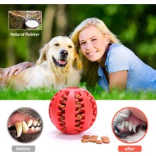 Longbangdian Shop Göl Mavi-Oval Tarzı 6cm Köpek Oyuncakları Streç Kauçuk Sızdıran Top Komik Interaktif Pet Diş Temizleme Topları Isırmaya Dayanıklı Çiğneme Oyuncakları 5cmcmcmcmcm (Yurt Dışından)