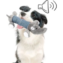 Longbangdian Shop Gri Fil Stili M Beden Nıceyard Fil Ördek Domuz Köpek Kedi Polar Oyuncaklar Dayanıklılık Squeak Chew Ses Bebekler Tüm Evcil Hayvanlar Için Fit Pet Komik Peluş Oyuncaklar (Yurt Dışından)