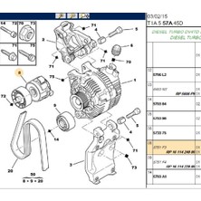 Psa Gergi Kütüğü 206 406 Bipper Partner Tepee Expert Xsara C5 Nemo (1611424880-1613844280-T38458)