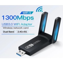 Zoli 1300MBPS USB 3.0 Wifi Adaptörü Dual Band 2.4ghz/5ghz /kablosuzusb Adaptör