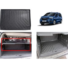 Rizline Opel Combo 2019+ Seperatörlü3D Bagaj Havuzu Siyah