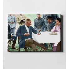 BK Kişiye Özel Atatürk Kanvas Tablo (50 x 70 Cm.) 32