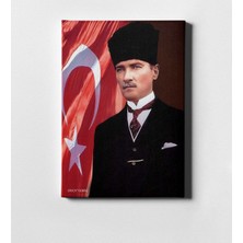 BK Kişiye Özel Atatürk Kanvas Tablo (50 x 70 Cm.) 23