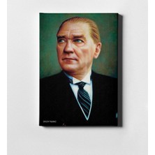 BK Kişiye Özel Atatürk Kanvas Tablo (50 x 70 Cm.) 13