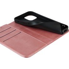 Xstep Case iPhone 15 Buzağı Dokusu Koruyucu , Düşmeyi Önleyici Pu Deri Standlı Cüzdan Telefon Kılıfı (Yurt Dışından)