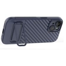 Xstep Case iPhone 15 Plus Cilt Touch Cep Telefonu Kickstand ile Yumuşak Tpu Telefon Kılıfı (Yurt Dışından)