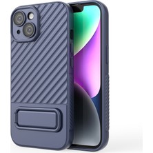 Xstep Case iPhone 15 Plus Cilt Touch Cep Telefonu Kickstand ile Yumuşak Tpu Telefon Kılıfı (Yurt Dışından)