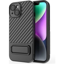 Xstep Case iPhone 15 Plus Cilt Touch Cep Telefonu Kickstand ile Yumuşak Tpu Telefon Kılıfı (Yurt Dışından)