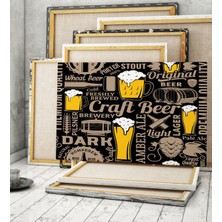 BK Beer Tasarımlı Kanvas Tablo (50 x 70 Cm.) 3