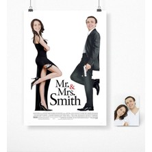 BK Kişiye Özel Mr. & Mrs. Smith Film Afişi Poster (50 x 70 Cm.)