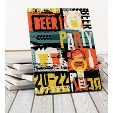 BK Bira Festival Tasarımlı Kanvas Tablo (50 x 70 Cm.) 2