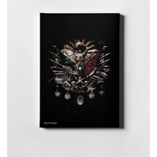 BK Kişiye Özel Osmanlı Arması Kanvas Tablo (50 x 70 Cm.) 3