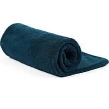 Ella Bonna Polar Bebek Battaniyesi, Organik Kalın, 100X110 Petrol Mavisi