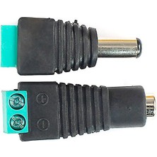 Erkek + Dişi 5.5mm 2.1 DC Soket