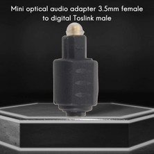 Chihiro586 - 9278 Mini Optik Ses Adaptörü 3.5 mm Dişi Jack Amplifikatör Için Dijital Toslink Erkek Fiş (Yurt Dışından)