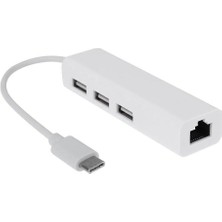 Chihiro586 - 9278 Macbook Pc Için Usb-C USB 3.1 Tip C - USB RJ45 Ethernet Lan Adaptörü Hub Kablosu (Yurt Dışından)