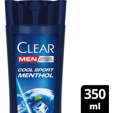 Clear Men Kepeğe Karşı Etkili Şampuan Cool Sport Menthol 350 ml