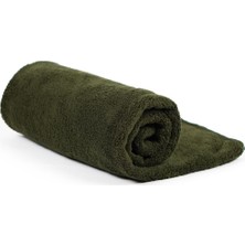 Ella Bonna  Polar Bebek Battaniyesi Organik Kalın 100X110 Haki