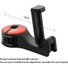 Cdwishbest Turuncu Telefon Tutucu Koltuk Arka Askı Klipler Organizatör ile 2 1 Araba Kafalık Kanca (Yurt Dışından)