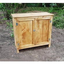 Masifart Solana Çok Amaçlı Masif Ağaç Dolap