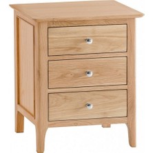 Masifart Emilia 55 cm 3 Cekmece Komodin