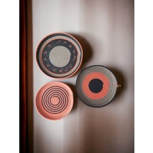 Home Decors By Özlem 3 Lü Dekoratif Bohem Hasır Tabak Duvar Tabağı Moda Salon Duvar Dekor Handmade