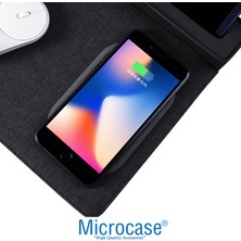 Microcase Kablosuz Şarjlı Kalemlikli Telefon Tablet Tutuculu Organizer Mouse Pad AL4215