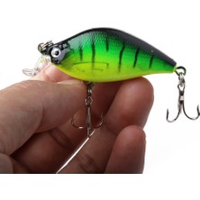 Tlg Shop No.4 Tarzı Hengjıa Lazer Crankbait Minnow Balıkçılık Cazibesi 6.5cm 8.4g Pesca Hooks Balık Wobbler Mücadele (Yurt Dışından)