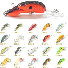 Tlg Shop C569X11 Stili Wlure 10G 9cm Kerevit Böcek Yemi Derin Su Crankbait Suda Sıkı Eylem Opp Ambalaj C569 ile 2 #6 Tiz Kanca (Yurt Dışından)