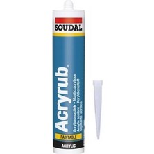 Soudal Silikonize Mastik 500 gr  Gri    30 Adet