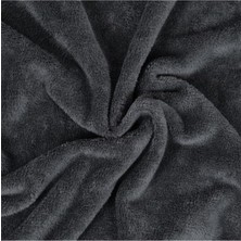 Ella Bonna Polar Bebek Battaniyesi, Organik Kalın, 100X110 Antrasit